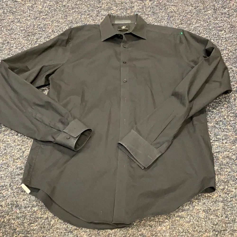 Calvin Klein Black Button Down Shirt sz. L